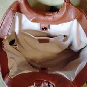 Vince Camuto Brown Leather Tote